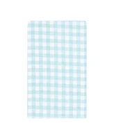 Hudson Baby Infant Girl Flannel Burp Cloth 10pk, Citrus Mint, One Size