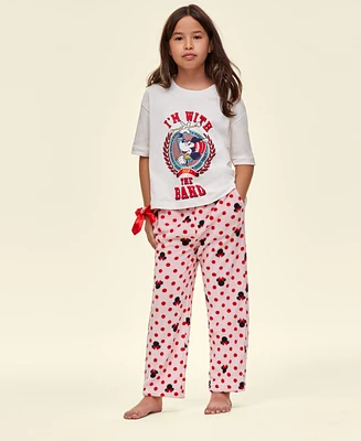 Disney | Macy's Little & Big Kids Unisex Minnie Mouse Plush Fleece Pants, Exclusively at Macy's