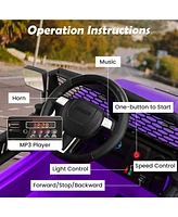Costway 12V Kids Ride On Truck Car Electric Vehicle Remote with Music & Light