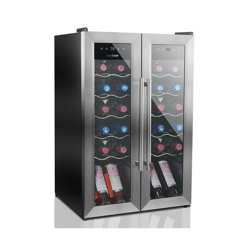 NutriChef Wine Chilling Refrigerator Cellar