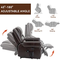 Mondawe Power Lift Recliner Chair Heat Massage