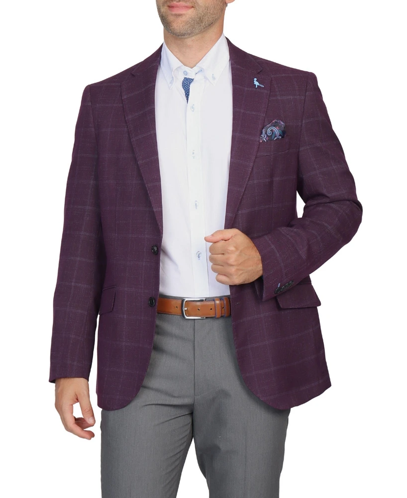 Men's Shadow Windowpane Sportcoat