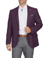 Tailorbyrd Men's Shadow Windowpane Sportcoat