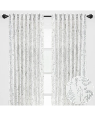 Chanasya Premium 2-Panel Light Filtering Curtains - Semi Sheer for Living Room, Bedroom