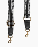 American Leather Co. Striped Web Strap