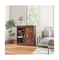 Slickblue Brown Kitchen Sideboard Storage Cabinet- Stylish and Functional Organizer for Kitchen Essentials