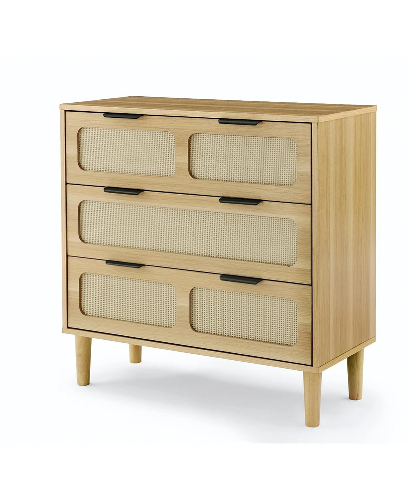 Slickblue 3-Drawer Dresser – Compact and Functional Storage Solution