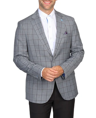 Tailorbyrd Men's Melange Windowpane Sportcoat