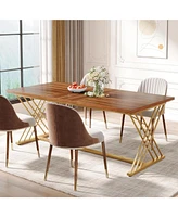 Tribesigns 63-Inch Dining Table for 4