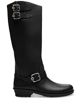 Coach Women's Daria Buckled Tall Moto Boots