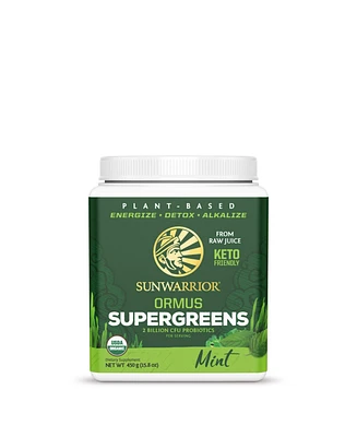 Sunwarrior Ormus Supergreens, Mint, Sunwarrior, 15.8 oz (90 Servings)