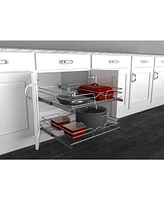 Rev-a-Shelf Kitchen Cabinet Pull Out Shelf Organizer, 24 x 22 In, 5WB2-2422-cr-1