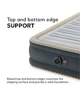 Intex 67765ED Dura Beam Comfort Plus 13" Airbed Mattress w/ Built In Pump, Twin