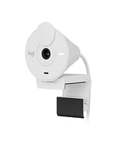 Logitech Brio 300 Off-White Noise-Reducing Mic and 1080P Webcam with Shutter