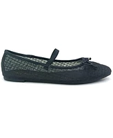 Kenneth Cole New York Women's Myra Mesh Square Toe Ballet Flats