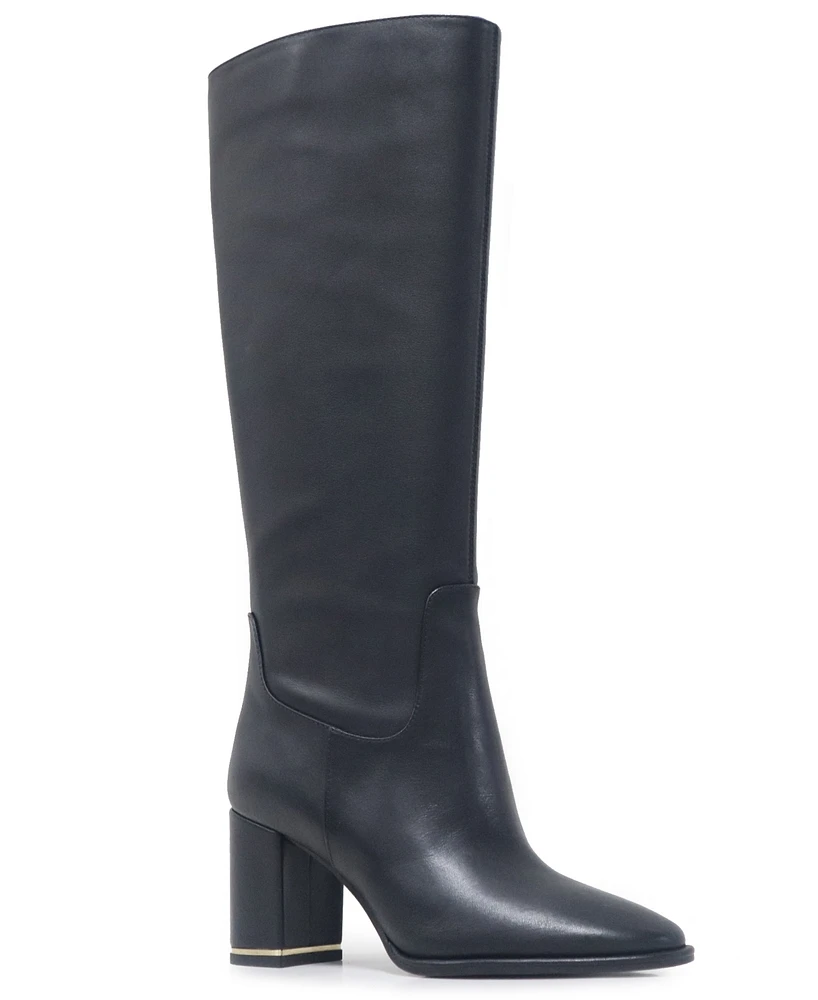 Kenneth Cole New York Women's Yvonne Knee High Block Heel Boots