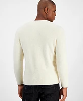 Guess Men's Eddy Gothic Logo Crewneck Sweater