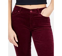 7 For All Mankind Women's High-Rise Skinny Corduroy Pants