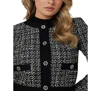 Guess Women's Yvonne Tweed Jacket