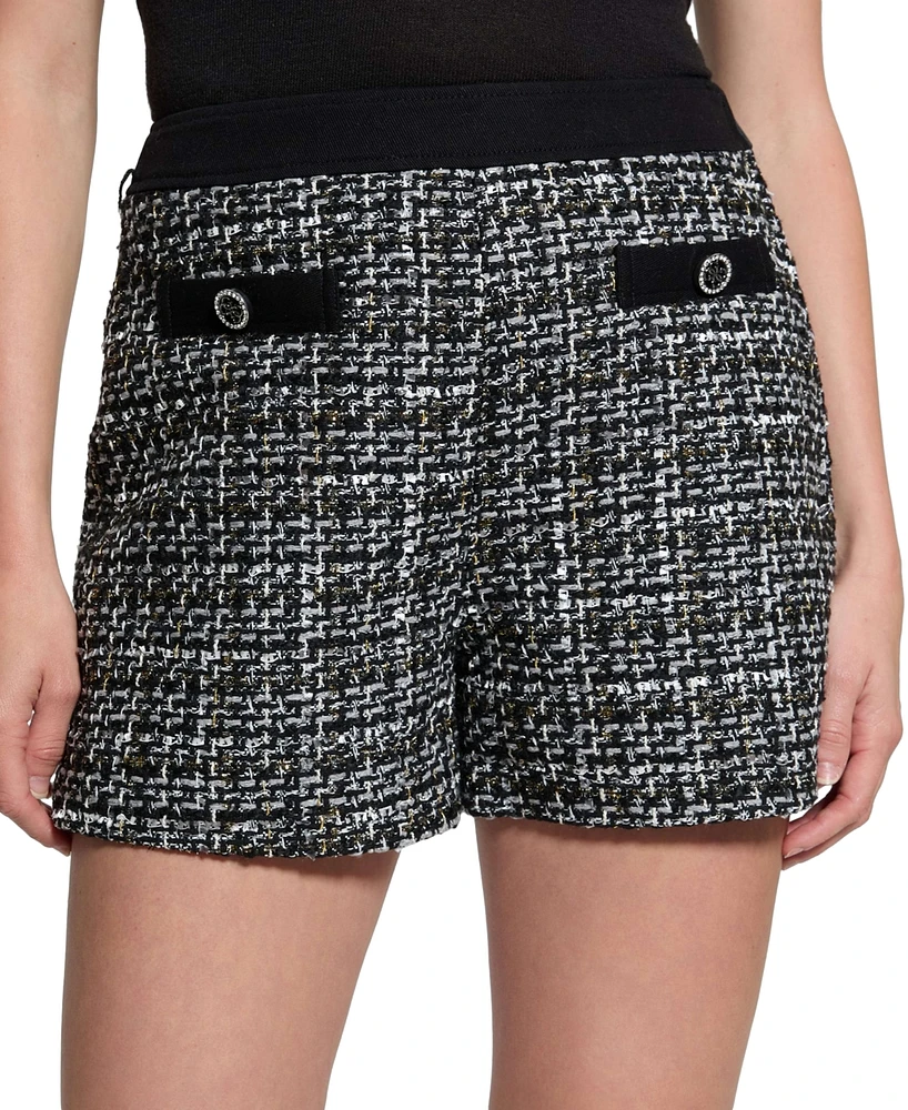 Guess Women's Yvonne Tweed Shorts