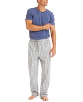 Nautica Men's Crafted Plaid Poplin Sleep Pant