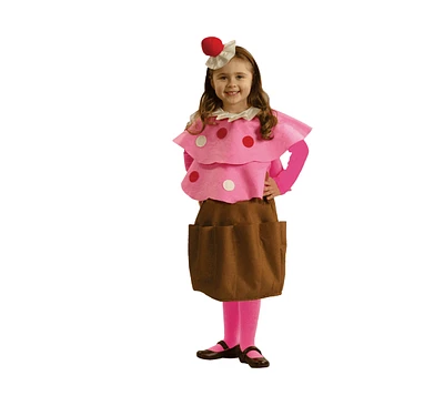 Dress Up America Creamy Cupcake Costume Set - Kids Girls