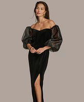 Donna Karan New York Women's Velvet Evening Gown