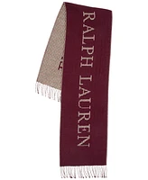 Lauren Ralph Lauren Double Face Logo Scarf