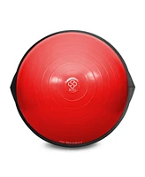 Bosu 26 Inch Yoga Sports Pro Balance Trainer Ball Exercise Equipment, Red/Black