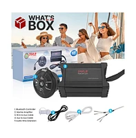 Pyle 2-Ch. Bluetooth Marine Amplifier Kit, Waterproof, 600 Watt