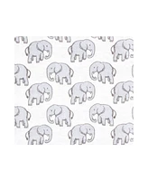 Hudson Baby Cotton Poly Flannel Receiving Blankets, Neutral Safari, One Size