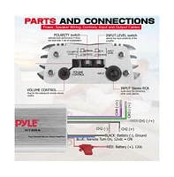 Pyle 4-Ch. Waterproof Marine Amplifier, 1200 Watt, MP3/iPod Compatible