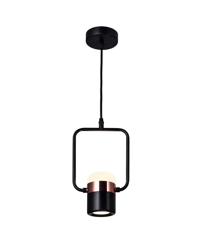 Cwi Lighting 13" Metal Moxie Led Down Mini Pendant