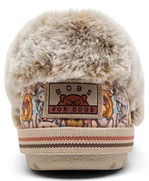 Skechers Bobs Women's Too Cozy - Family Pups Faux Fur Memory Foam Casual Slippers from Finish Line