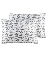 Madison Park Essentials Printed Cotton Percale 4-Pc. Sheet Set