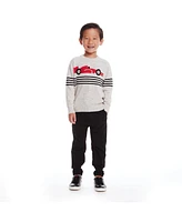 Andy & Evan Toddler Boys Toddler/Child Racecar Sweater