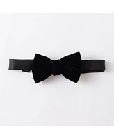 Andy & Evan Little Boys Toddler/Child White Plaid Buttondown w/Charcoal Sweater Vest Bowtie