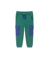 Andy & Evan Little Boys Toddler/Child Color Blocked Terry Hoodie Pant Set