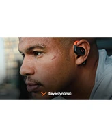 Beyerdynamic Verio 200 Sport Open True Wireless Earphones with Charging Case (Black/Orange)