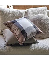 Designers Guild Varanasi Taupe Silk Decorative Pillow