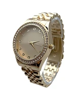 Olivia Pratt Gold tone Everyday Elegant Look Women Watch