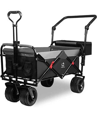 Collapsible Heavy Duty Beach Wagon Cart for Easy Transport