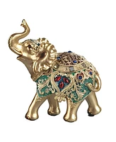 Fc Design 6.5"H Thai Elephant in Green Figurine Decoration Home Decor Perfect Gift for House Warming, Holidays and Birthdays