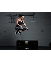 Trx 18" Soft Plyo Box Stackable Gym Workout Equipment for Plyometric Exercises