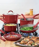 Rachael Ray Cook + Create Aluminum Nonstick Cookware Set, 11 Piece