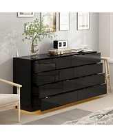 Homsee 8-Drawer Chest of Drawers Storage Organizer With Led Lights