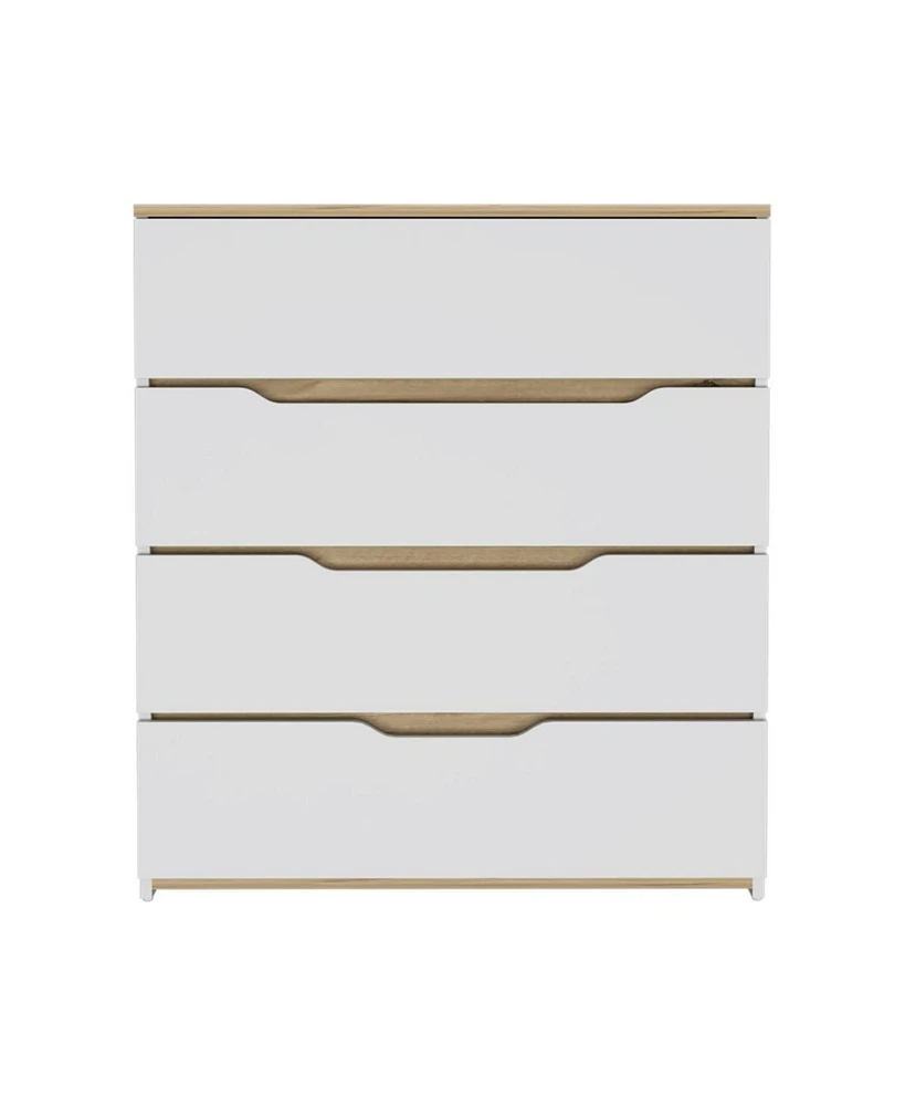 Depot E-Shop Aralia Drawer Dresser 35"H, Four Drawers, Superior Top