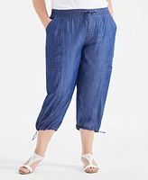 Style & Co Plus Pull-On High-Rise Capri, Exclusively at Macy's