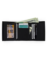 Timberland Men's Nylon Trifold Leather Wallet