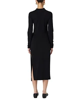 French Connection Women's Cosysoft Side-Slit Midi Dress